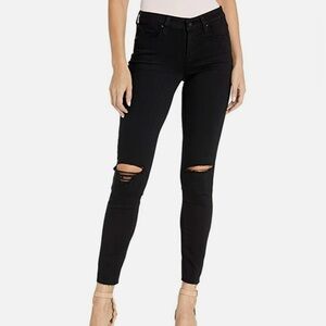 Paige verdugo crop distressed ankle skinny jeans